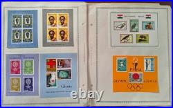 COLLECTION OF GHANA STAMPS from 1957-74 on ALBUM PAGES ALL MINT
