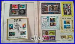 COLLECTION OF GHANA STAMPS from 1957-74 on ALBUM PAGES ALL MINT
