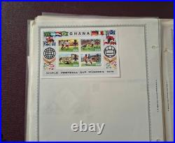 COLLECTION OF GHANA STAMPS from 1957-74 on ALBUM PAGES ALL MINT