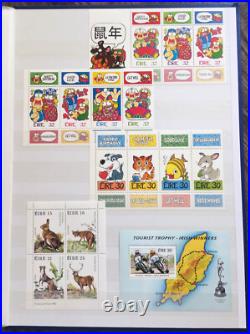 COLLECTION OF IRELAND STAMPS from 1972-1999 in STAMPS STOCK BOOK ALL MNH