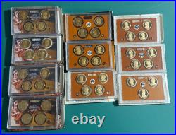 COMPLETE Presidential PROOF Dollar full SET US Mint 39 Coins Total! All PROOF