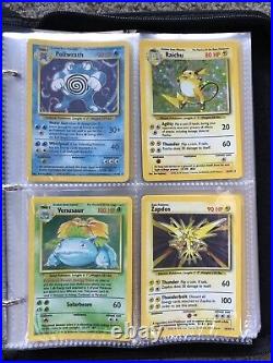 COMPLETE SET 102/102 All Near Mint to Mint Pokémon 1999 Master Base Set