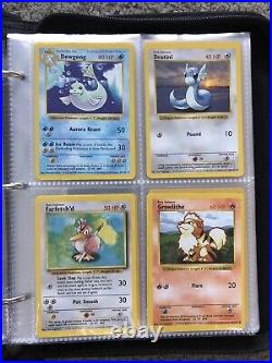 COMPLETE SET 102/102 All Near Mint to Mint Pokémon 1999 Master Base Set