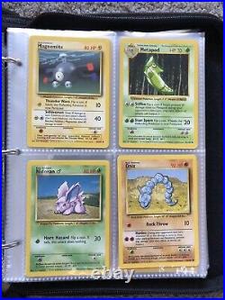 COMPLETE SET 102/102 All Near Mint to Mint Pokémon 1999 Master Base Set