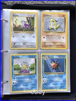 COMPLETE SET 102/102 All Near Mint to Mint Pokémon 1999 Master Base Set