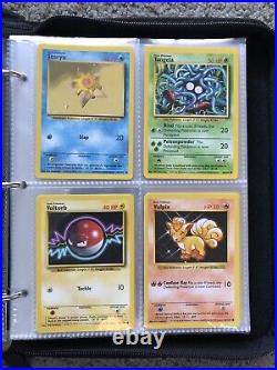 COMPLETE SET 102/102 All Near Mint to Mint Pokémon 1999 Master Base Set