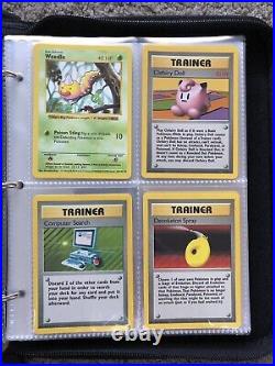 COMPLETE SET 102/102 All Near Mint to Mint Pokémon 1999 Master Base Set