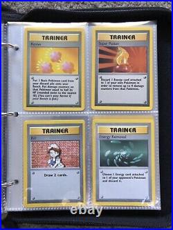 COMPLETE SET 102/102 All Near Mint to Mint Pokémon 1999 Master Base Set