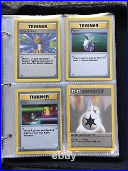 COMPLETE SET 102/102 All Near Mint to Mint Pokémon 1999 Master Base Set