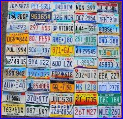 COMPLETE SET ALL 50 STATES USA LICENSE PLATES LOT of GOOD License Plate Tags