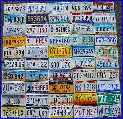 COMPLETE SET ALL 50 STATES USA LICENSE PLATES LOT of GOOD License Plate Tags