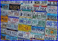 COMPLETE SET ALL 50 STATES USA LICENSE PLATES LOT of GOOD License Plate Tags