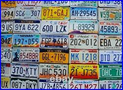 COMPLETE SET ALL 50 STATES USA LICENSE PLATES LOT of GOOD License Plate Tags