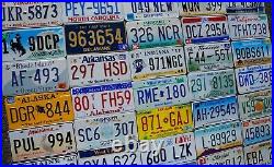 COMPLETE SET ALL 50 STATES USA LICENSE PLATES LOT of GOOD License Plate Tags