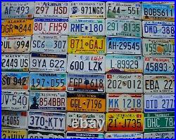 COMPLETE SET ALL 50 STATES USA LICENSE PLATES LOT of GOOD License Plate Tags