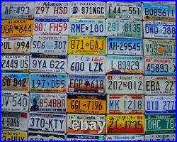 COMPLETE SET ALL 50 STATES USA LICENSE PLATES LOT of Good License Plate Tags
