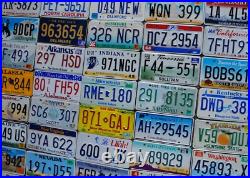 COMPLETE SET ALL 50 STATES USA LICENSE PLATES LOT of Good License Plate Tags