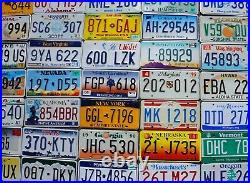 COMPLETE SET ALL 50 STATES USA LICENSE PLATES LOT of Good License Plate Tags