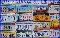 COMPLETE SET ALL 50 STATES USA LICENSE PLATES LOT of Good License Plate Tags