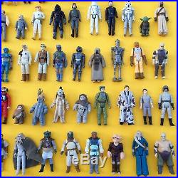 COMPLETE Vintage Star Wars Figure Collection x77 Job Lot All 100% Original