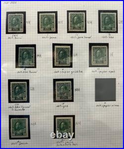 Canada #104 (Admiral 11 stamps variety collection) All Mint C$1000.00 ++