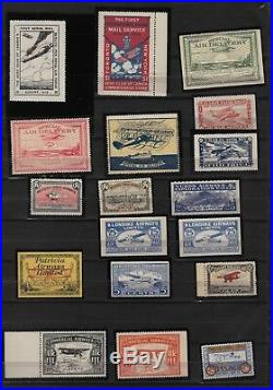 Canada Semi-official Air Stamps Collection-all Original Gum Mnh/mvlh-uncommon