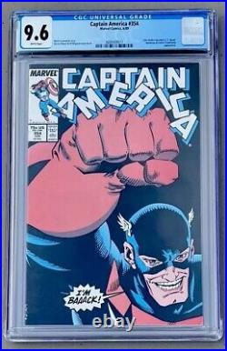 Captain America #354 cgc 9.6 THUNDERBOLTS Key 1st App John Walker As U. S. Agent