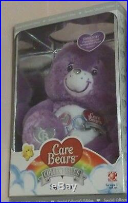 Care Bear Collectible Swarovski crystal eyes set of 8 NIB MINT All never opened