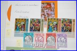 Caribbean Christmas Collection Of 350+ Stamps All Mint Stored In Stock Book