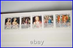 Caribbean Christmas Collection Of 350+ Stamps All Mint Stored In Stock Book