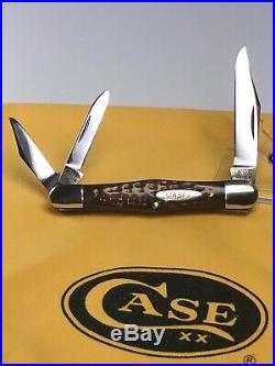 Case Tested Xx, 1920, 6383 Whittler Knife, All Blades Marked, Green Bone, Nr Mint