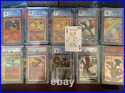 Charizard Lot! Gold Star, Legendary collection, EX & More All Graded PSA CGC