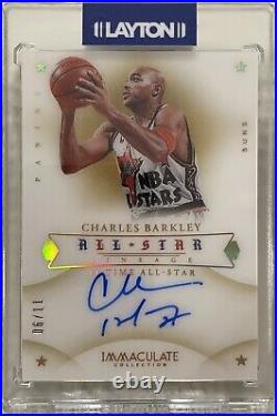 Charles Barkley /11 2019-20 Immaculate Collection All-Star Lineage On-Card Auto
