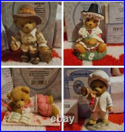 Cherished Teddies Lot Of 4 Figurines