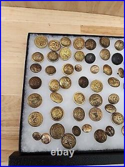 Civil War Button Lot Relic ALL ORIGINAL HUGE COLLECTION RARE CONFEDERATE UNION