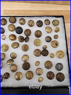 Civil War Button Lot Relic ALL ORIGINAL HUGE COLLECTION RARE CONFEDERATE UNION