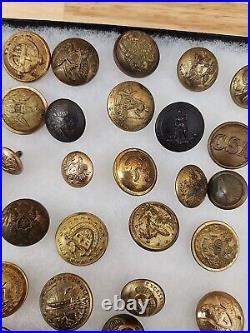 Civil War Button Lot Relic ALL ORIGINAL HUGE COLLECTION RARE CONFEDERATE UNION