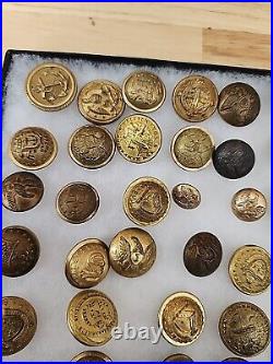 Civil War Button Lot Relic ALL ORIGINAL HUGE COLLECTION RARE CONFEDERATE UNION