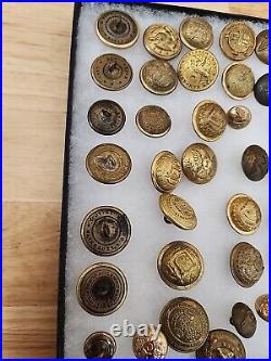 Civil War Button Lot Relic ALL ORIGINAL HUGE COLLECTION RARE CONFEDERATE UNION
