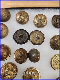 Civil War Button Lot Relic ALL ORIGINAL HUGE COLLECTION RARE CONFEDERATE UNION