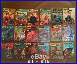 Classics Illustrated Comics Complete Lot 169 All Originals Some First Printing