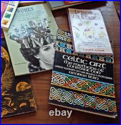 Clip Art Collection #1 (Lot of 34) 26 Dover, 8 reference books all VG+