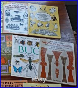 Clip Art Collection #1 (Lot of 34) 26 Dover, 8 reference books all VG+