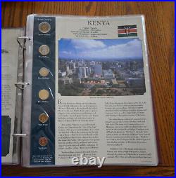 Coin Sets From Around The World By The Postal Comm. Society ALL 50 Countries