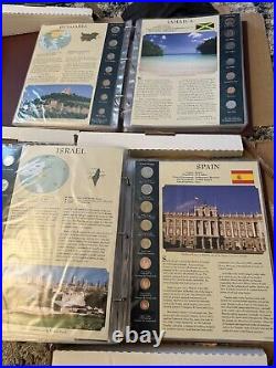 Coin Sets From Around The World By The Postal Comm. Society ALL 50 Countries