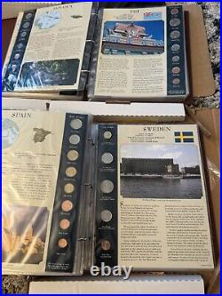Coin Sets From Around The World By The Postal Comm. Society ALL 50 Countries