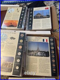 Coin Sets From Around The World By The Postal Comm. Society ALL 50 Countries