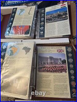 Coin Sets From Around The World By The Postal Comm. Society ALL 50 Countries