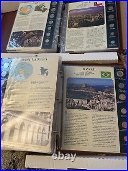Coin Sets From Around The World By The Postal Comm. Society ALL 50 Countries