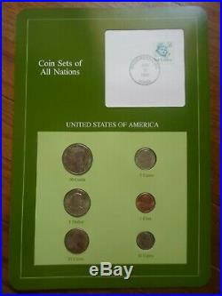 Coin & Stamp Card Collections 128' Of All Nations Sealed Mint Set Of 4 Volumes